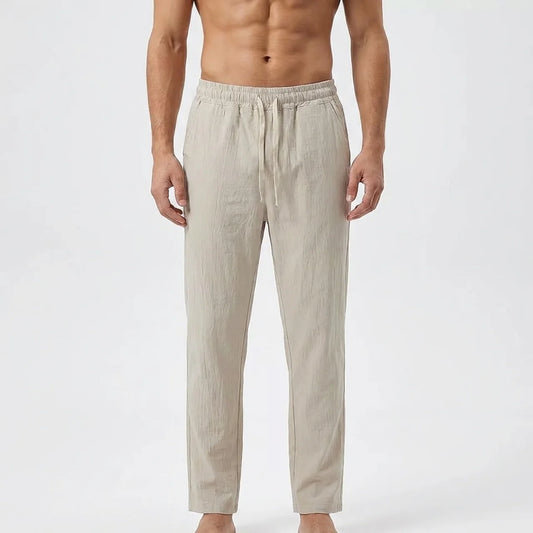 Sun-Through Linen Pants