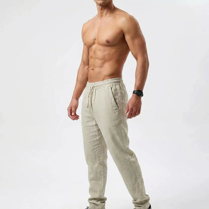 Sun-Through Linen Pants