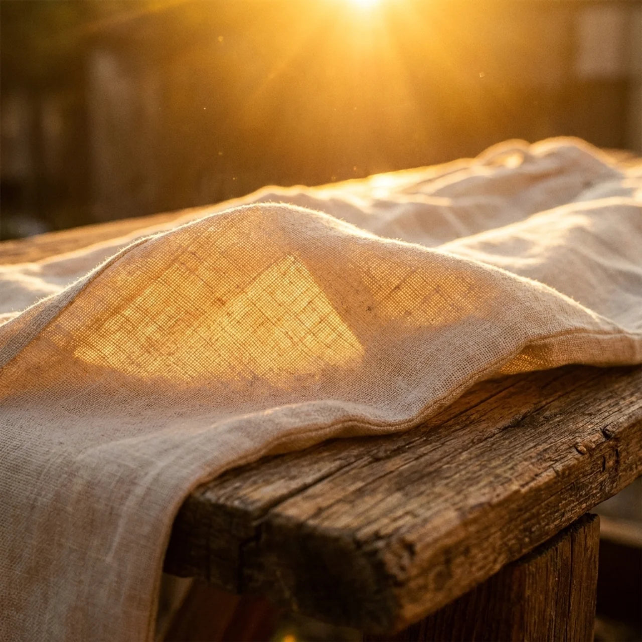 Sun-Through Linen Pants