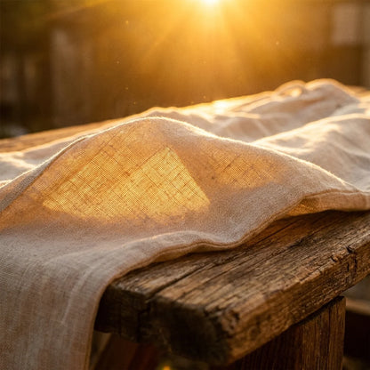 Sun-Through Linen Pants