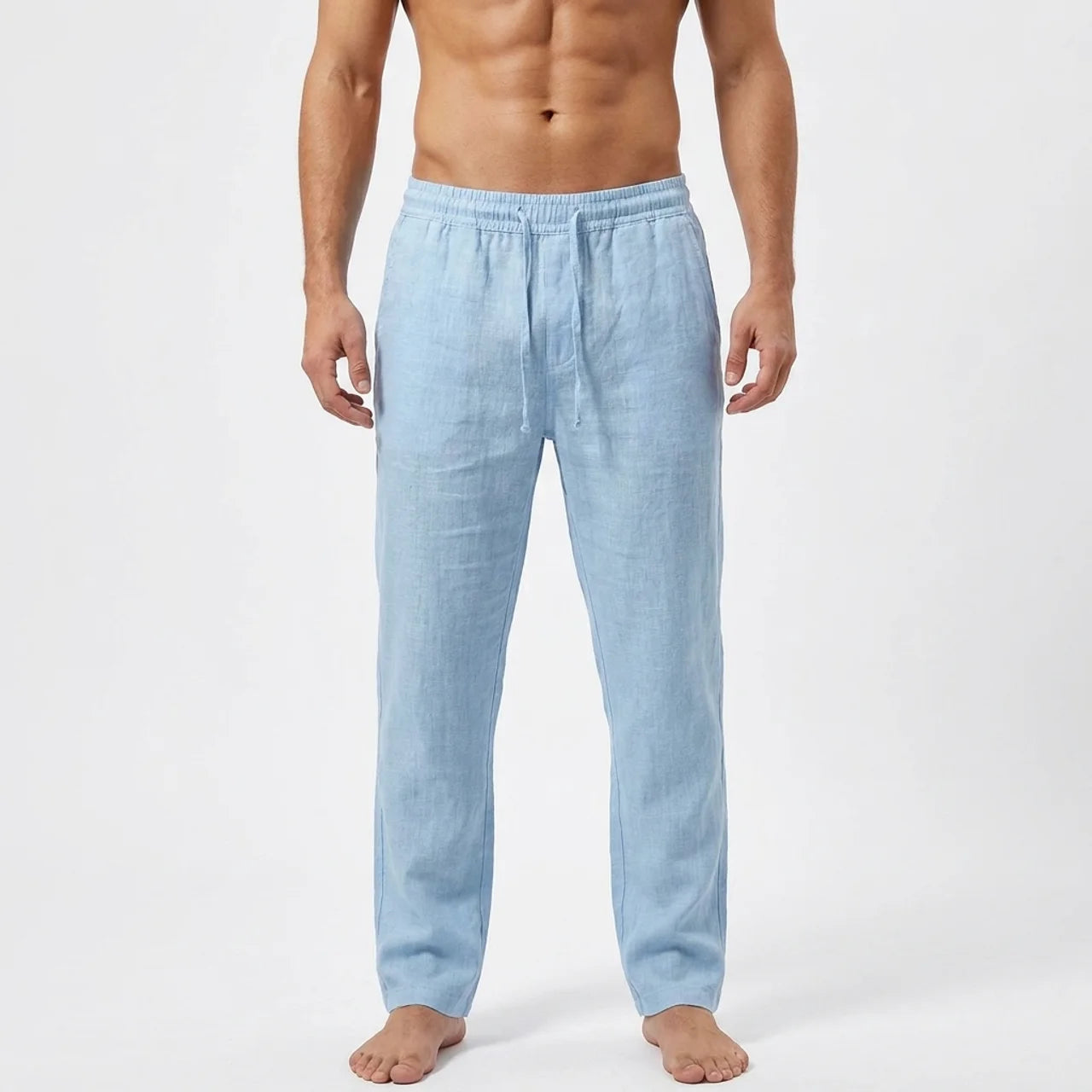 Sun-Through Linen Pants