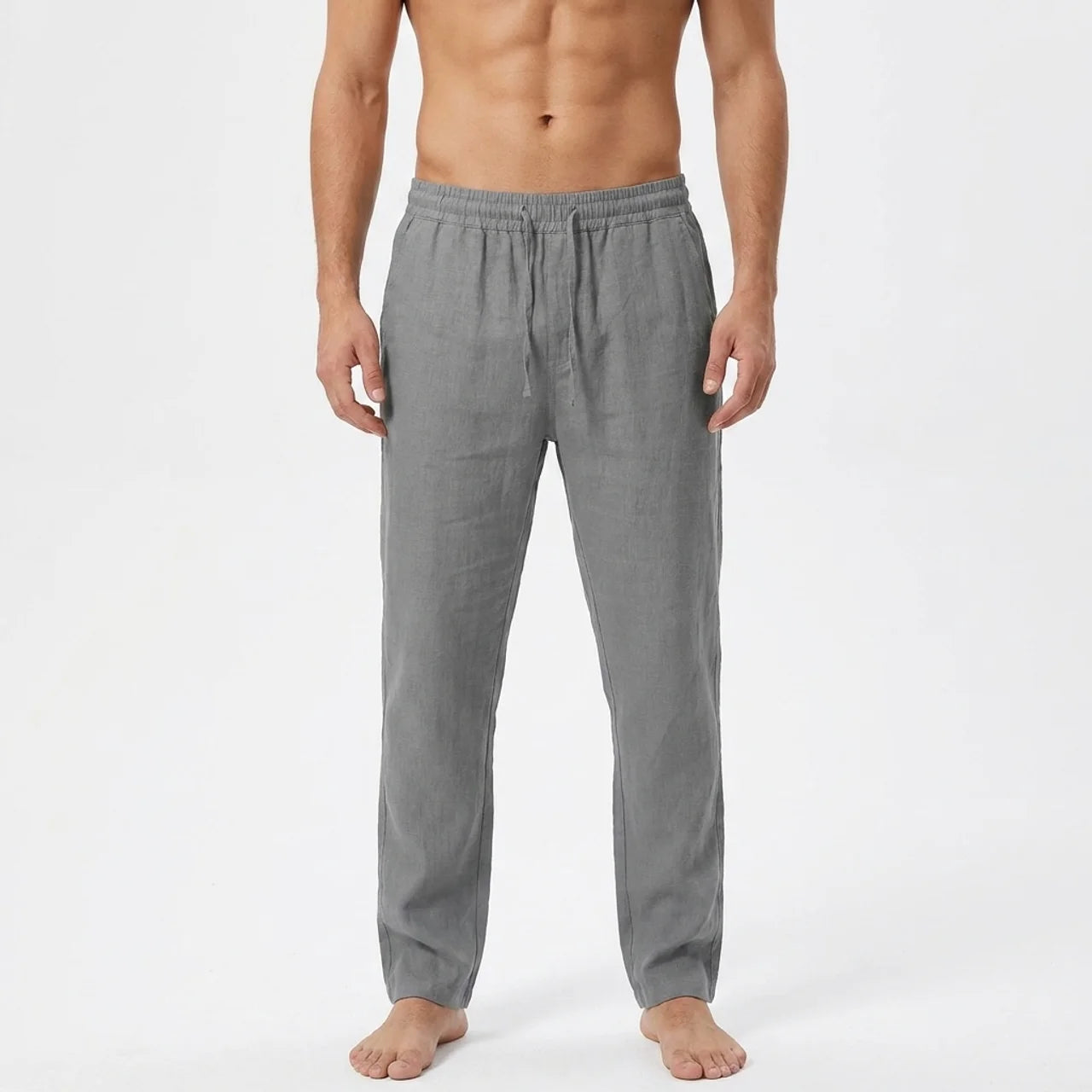 Sun-Through Linen Pants