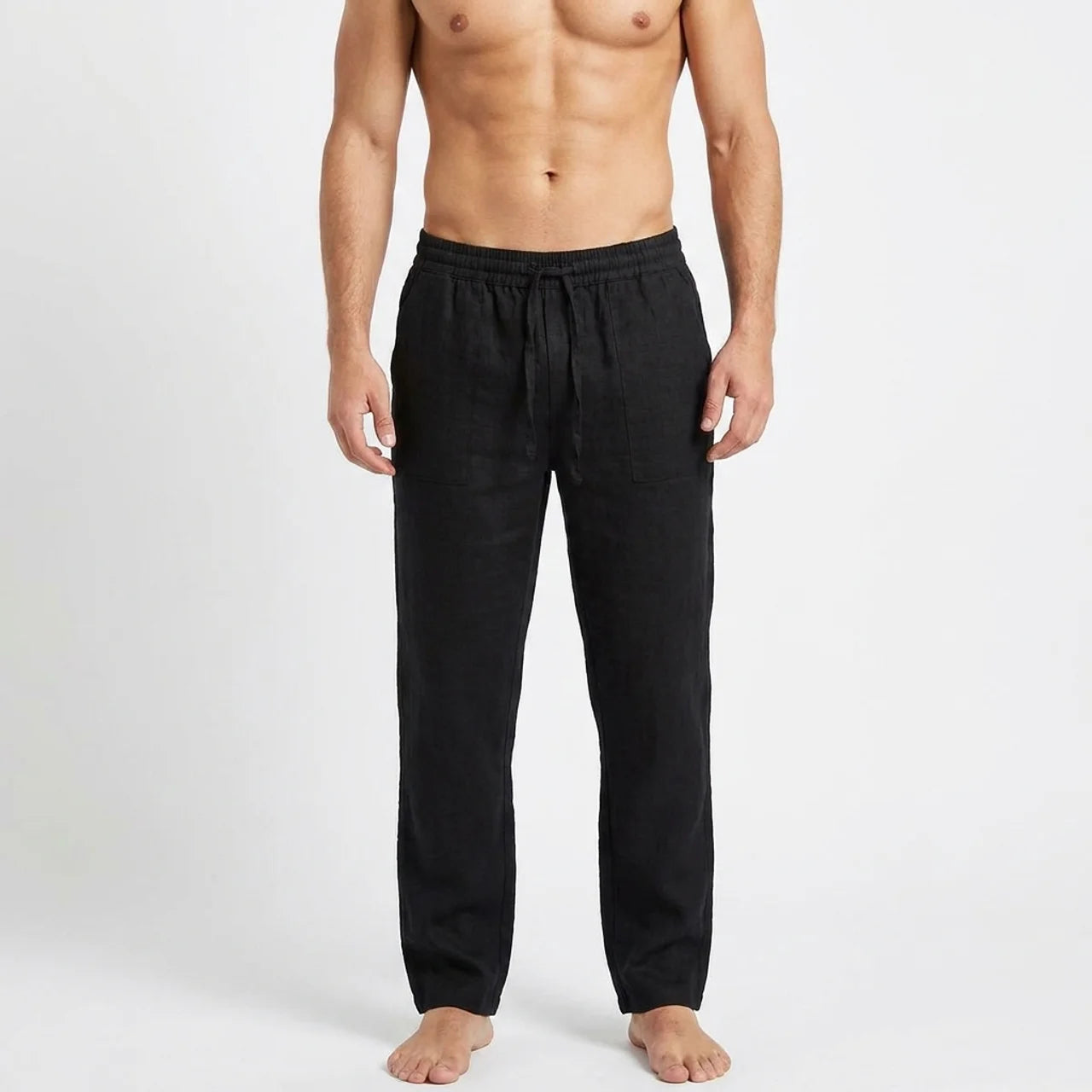 Sun-Through Linen Pants